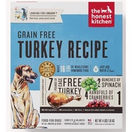 HONEST KITCHEN Dehydrated Grain Free Turkey Recipe - Embark 4lbs