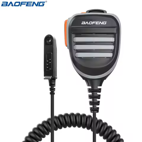 Baofeng Waterproof Speaker Mic Shoulder Microphone For BaoFeng UV XR UV 9R Pro Plus GT 3WP Waterproo