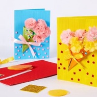 DIY花束賀卡材料包 flowers card craft pack