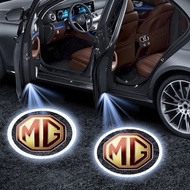 2pcs LED Car Door Emblem Light Welcome Lamp Wireless Laser Projector Auto Decoration For MG zs hs 20