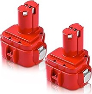 2 x 1220 5.0Ah Replacement Battery for Makita 12V NI-Mh 1220 1222 PA12 1233S 1234 1233 1235 1235B 12