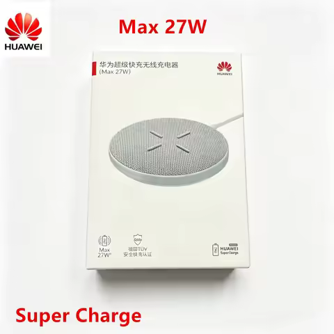 Original Huawei Wireless Charger Max 27W Super Charge CP61 Qi Standard Charge For Huawei For iPhone 