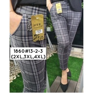 Imported Women's Plaid pants Women's Plaid pants Women's Plaid baggy pants Imported super Stretchy &