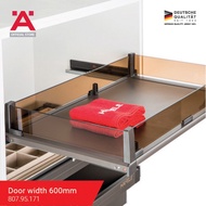Hafele [Build In] Glass Drawer For Wardrobe  30kg Load Capacity  Full Extension With Self & Soft-Clo