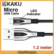 KAKUSIGA MICRO USB Charging CABLE 2.8A LED Indicator MICRO CABLE Light