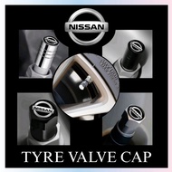 Nissan Tyre Valve Cap Nissan Tire Valve Cover (4 pcs) .