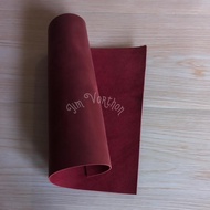 MERAH Crazy Horse Red Red Panel A4