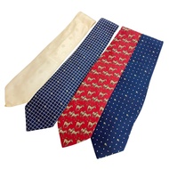 【二手】BURBERRY、Chanel、Hunting World、Logo、Coco Mark、4條領帶套裝、顏色