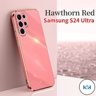 KK Samsung S24 Ultra 2024 Luxury 6D Plating Casing For Samsung Galaxy S24Ultra S24 24S SamsungS24Ult