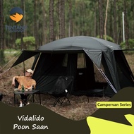 TENDA VIDALIDO 4-6P Poon Saan Villa Tent Family Camping Campervan Outdoor