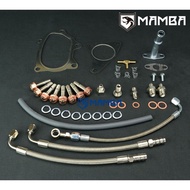 Roller Ball Turbo Oil Water Pipe FOR Subaru WRX STI Forester TD05 TD06