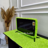 TV tablecloth size 100, 50 cm + plain lcd TV headband, rasfur fur, size 33-43 inches and 14-32 inche