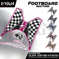 EVAN.PH Rubber Matting For Honda Click 125i/150i Universal v1/v2/v3 /Game Changer