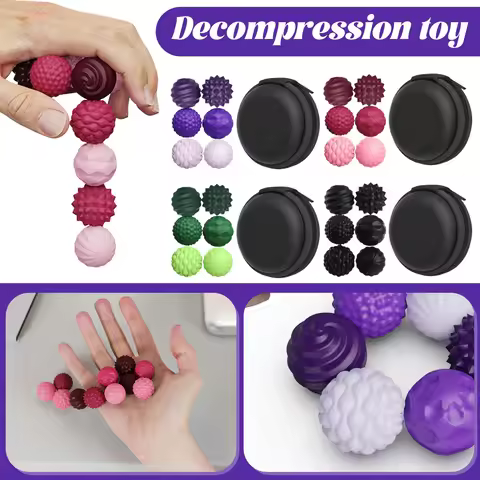 New, Unique And Special Silicone Toys, Magnetic Sensory Balls, Elastic Magnetic Suction Sensory Toys
