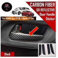 🔥SG SELLER🔥 Honda Jazz/Fit GK GK3 GK5 Shuttle Interior Door Handle Sticker Carbon Fiber Decal Car Accessories