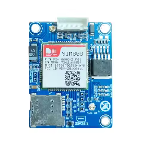 GPRS Module SIM808 Development Board for Communication Antennas Stable Performances Development Boar