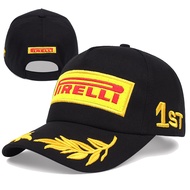 3D Embroider Baseball Cap For Men Women Fashion Leisure Pirelli F1 Racing Outdoor Sports Hat