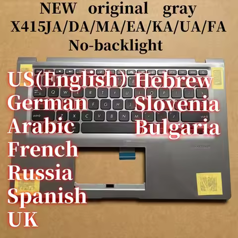 New GRAY For ASUS X415 X415JA X415DA X415MA X415EA KA UA FA laptop keyboard Palmrest Assembly top co