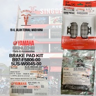 【 100% ORIGINAL 】 BRAKE PAD B97-F5806-00 5US-W0045-00 YAMAHA MT15 R15 R15M DEPAN B97 SQZTY 5US QTZY