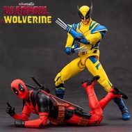 โมเดล ZD Toys Deadpool & Wolverine ใหม่1/10โมเดลแอ็คชั่นโมเดล7in วูลเวอรีนโมเดล Deadpool มหัศจรรย์คอ