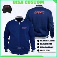 HONDA Jacket Custom HRC Varsity Racing Jacket