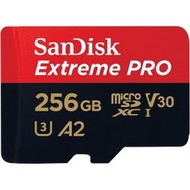 SANDISK 256G EXTREME PRO MicroSD A2 U3 記憶卡 讀200 寫140
