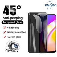 Privacy Full Cover Tempered Glass OPPO Reno 11F 5G 8 Pro 7 7z 6 6z 5 5z 5F 4 3 2 2z 2F Anti Spy Glare Peeping Screen Protector