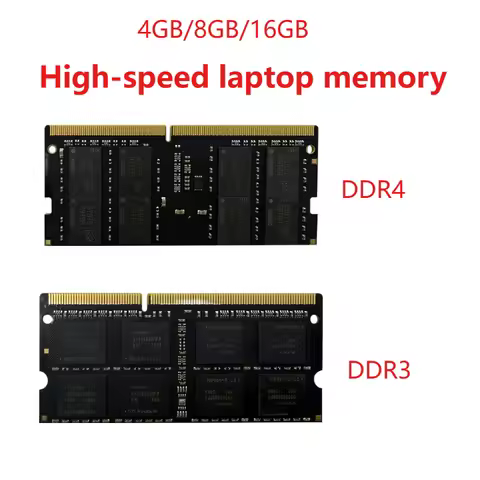 DDR3 DDR4 Laptop Memory For Intel CPU 4GB 8GB 16GB 3200mhz 2666mhz 2400mhz 2133mhz Ram Notebook High