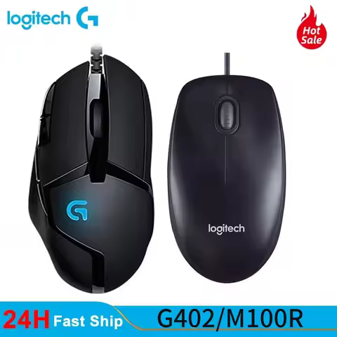 Logitech G402/M100R Wired Mouse E-sports Professional Gaming Computer Desktop Notebook Dedicated Per