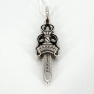 [二手] CHROME HEARTS 雙匕首 SV925 吊墜TOP， 21.77克，銀色