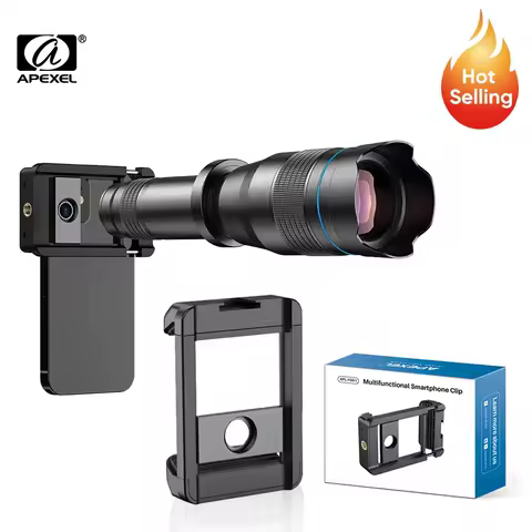 APEXEL 60X Telephoto Lens Powerful Monocular Long Distance Phone Telescope Lens For Bird Watching Ca