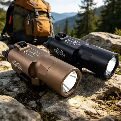 2026 1PC Compact X300U Under-hung Flashlight Metal Structure 500 Lumen Strong Bright Light