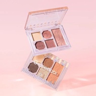 Gracebabi Soft Matte Eyes Five-Color Eyeshadow Palette Matte Pearlescent Polarized Makeup Palette 1.