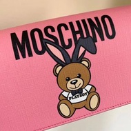 Moschino X PLAYBOY 聯名 WOC 鏈條包 斜背包 兔子 泰迪熊