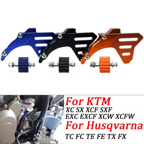 Front Sprocket Cover Case Saver Protector Chain Guard For KTM Husqvarna EXC SXF XCF XCW XCFW TE FE T