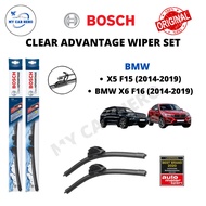 BOSCH Clear Advantage U Hook Wiper Set for BMW X5 F15 (2014-2019) / BMW X6 F16 (2014-2019) (BCA24"/B