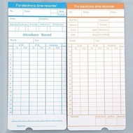 Punch Card (100pcs) Time Recorder Card / Punch Card