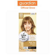 Liese Creamy Bubble Color Milk Tea Brown 108Ml - Diy Foam Hair Color With Salon Inspired Colors