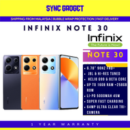 INFINIX Note 30 [8+8GB Extended RAM l 256GB ROM]  With 1 Year INFINIX Malaysia Warranty