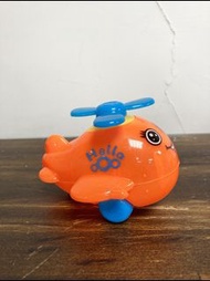 九成新 橘色 小飛機 玩具車 飛機車