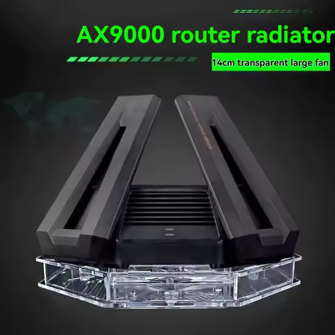 Suitable for Xiaomi AX9000 routing radiator AX10000 base 10G router cooling fan rack silent bracket