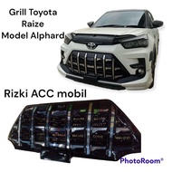 Toyota Raize Alphard model front grill