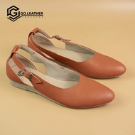 GO.LEATHER - Women's shoes - Genuine leather flat oxford shoes