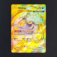 Keeppley | 4Pcs DIY TCG Pokemon POCKET English Collection Cards Lugia EX Mantyke Nihilego Ho-OH EX  