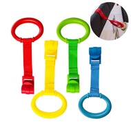 1/4PCS Pull Ring For Playpen Baby Crib Hooks Baby Toys Pendants Bed Rings Hooks Hanging Ring Help Baby Stand