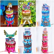 ENAK! snack tower / snack tart murah + uang tarik -