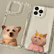 In the beauty of cat dog transparent soft case Oppo A6X C85 Pro Reno 15 5G C85 Pro A6 Pro Note 70 C7
