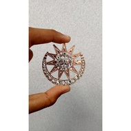 (ROSEGOLD) BROOCH / KERONGSANG / DOKOH SONGKOK,TANJAK,TENGKOLOK KERONGSANG SONGKOK KERONGSANG BAJU S