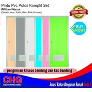 (PENGIRIMAN AREA BANDUNG / KAB BANDUNG) PINTU SELOT PVC POLOS / PINTU KAMAR MANDI