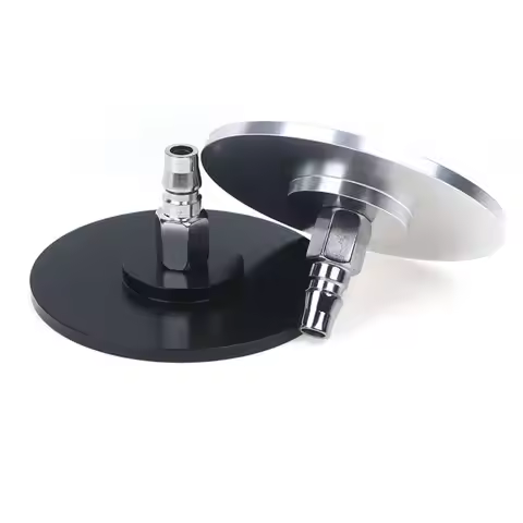 Vibrator Vac U Lock Metal Suction Cup Aluminum Alloy Telescopic Machine Linear Actuator Black Silver